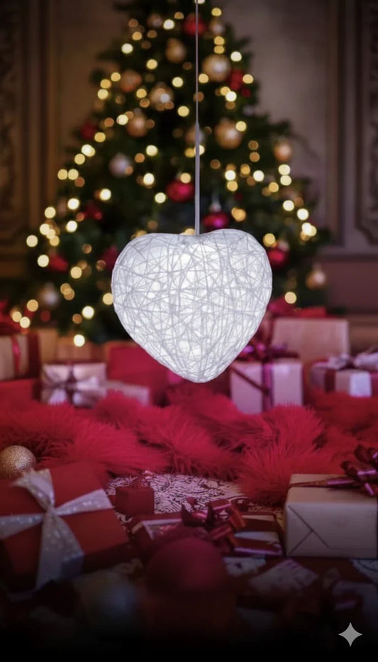 Heart Pendant Lamps – Romantic LED Hanging Lights - Chamak