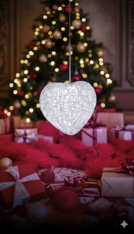 Heart Pendant Lamps – Romantic LED Hanging Lights