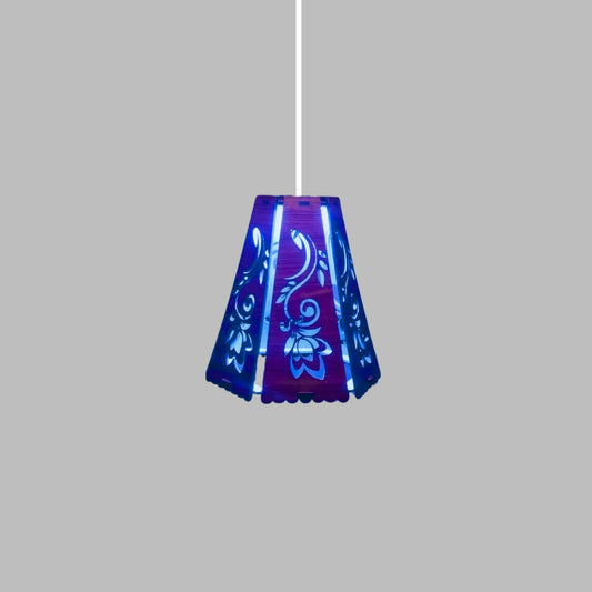 Modern Wooden Pendant Lamps – Multicolor Handmade Design