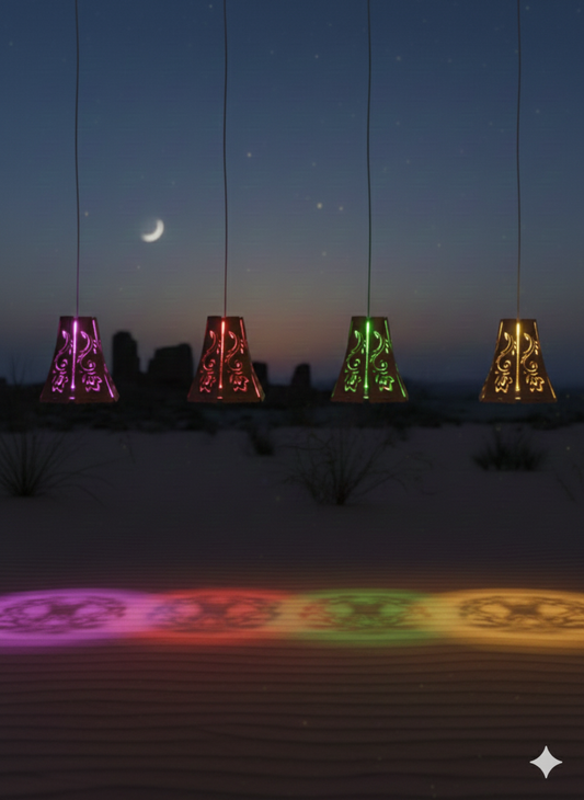 Modern Wooden Pendant Lamps – Multicolor Handmade Design